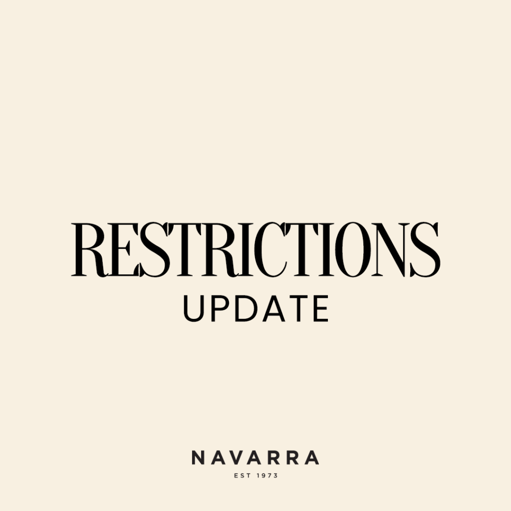 restrictions update