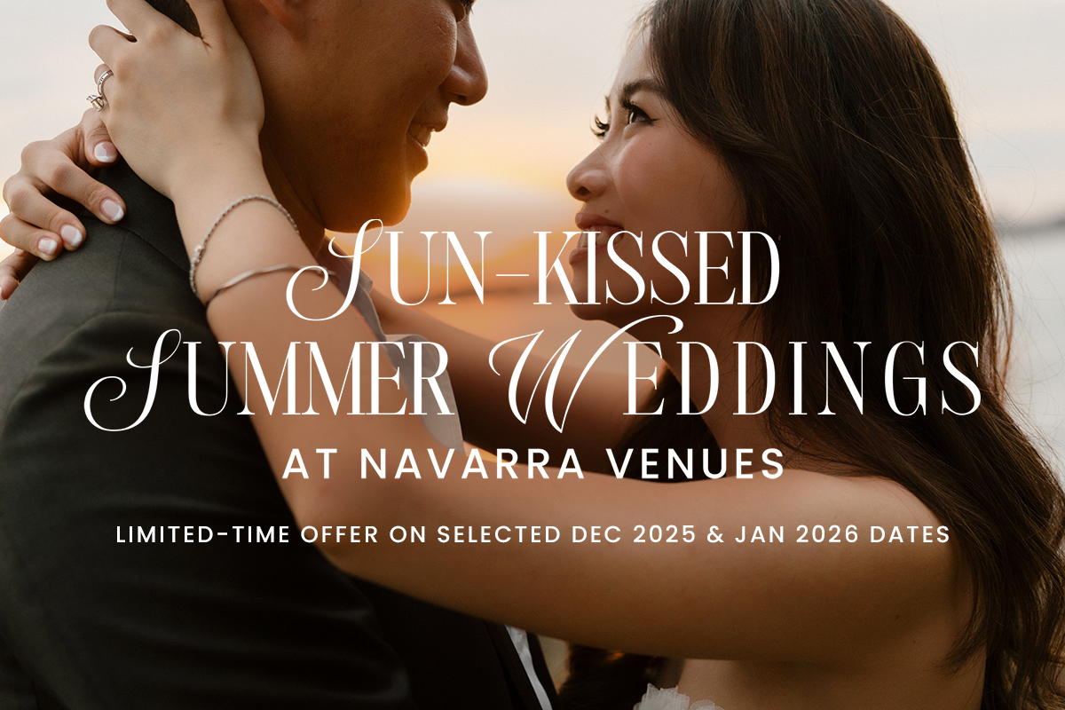 Summer Weddings at Navarra Venues limited offer