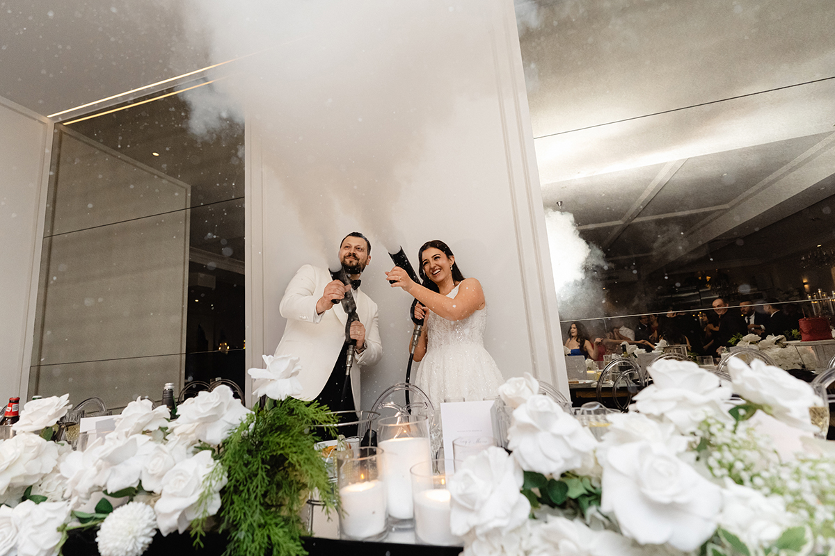 Bride and Groom Classic Ballroom at Conca D'oro