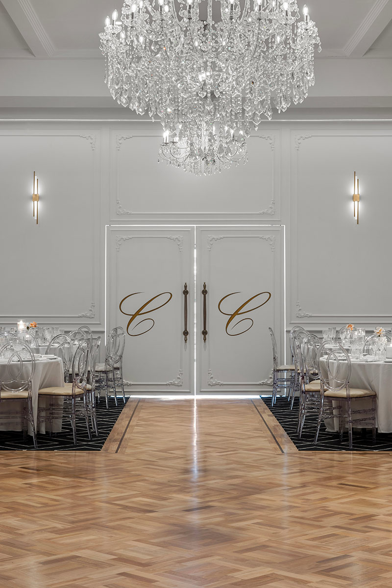 The Classic Ballroom at Conca D'oro new entrance