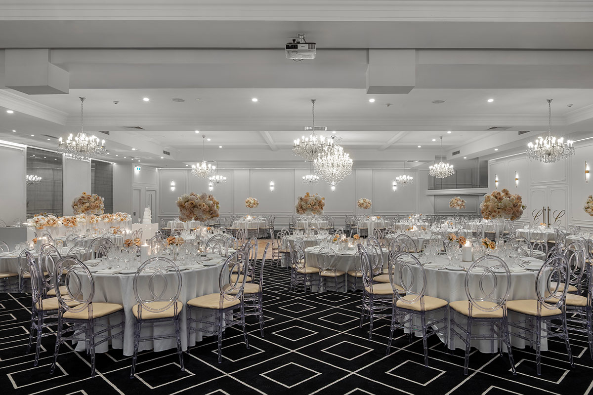 The Classic Ballroom at Conca D'oro side view
