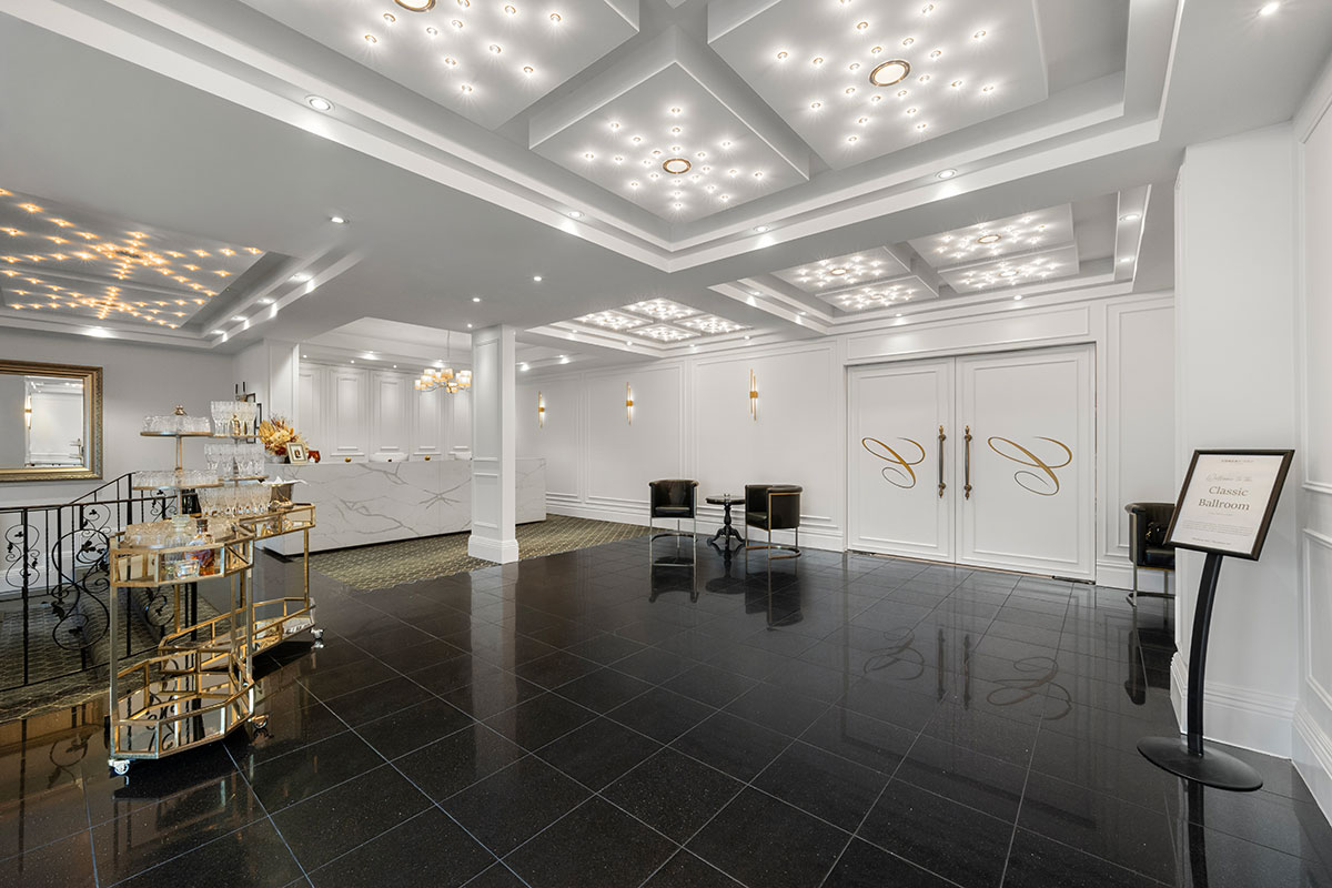 Classic Ballroom Entrance at Conca D'oro