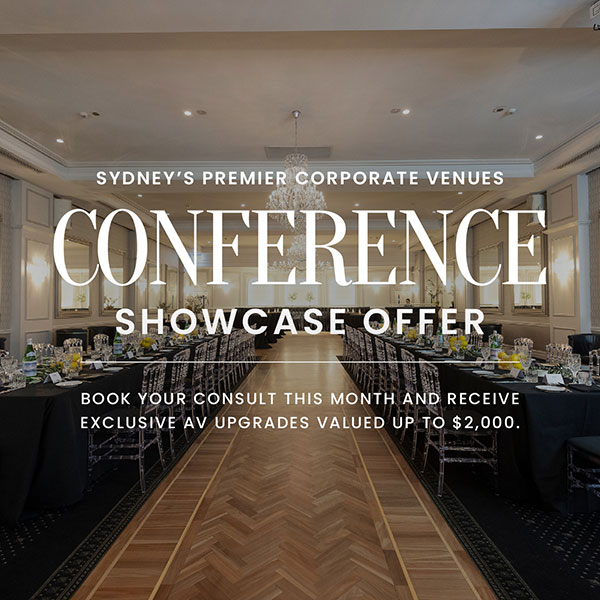 Conference Showcase offer with exclusive upgrades