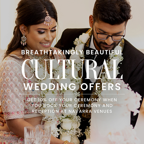 Cultural wedding offer 10% off ceremony