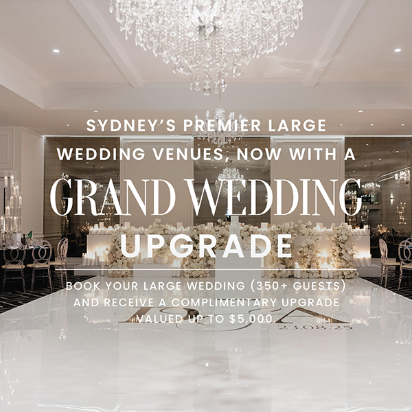 Grand wedding $5,000 upgrade offer