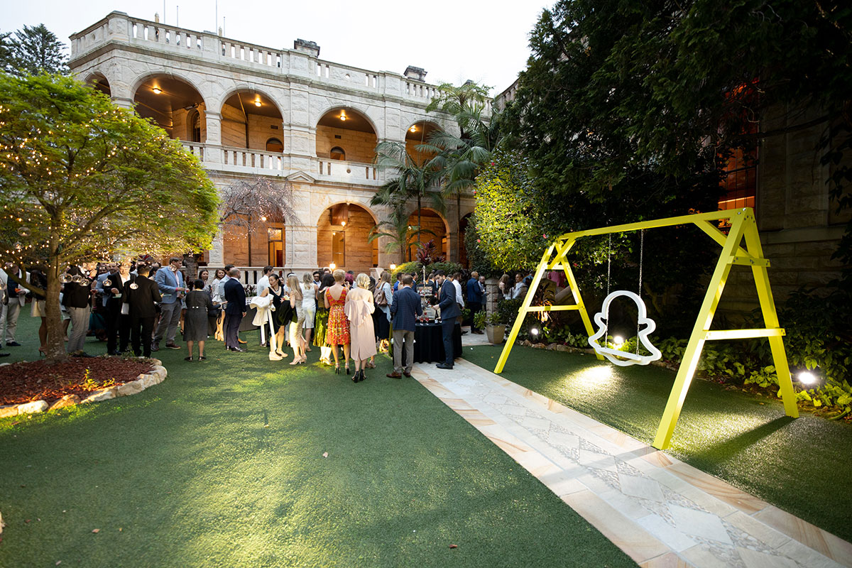 Corporate Event in the Enchanted Garden at Curzon Hall