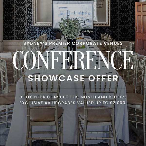 Conference Showcase offer with exclusive upgrades