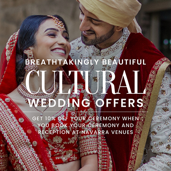 Cultural wedding offer 10% off ceremony