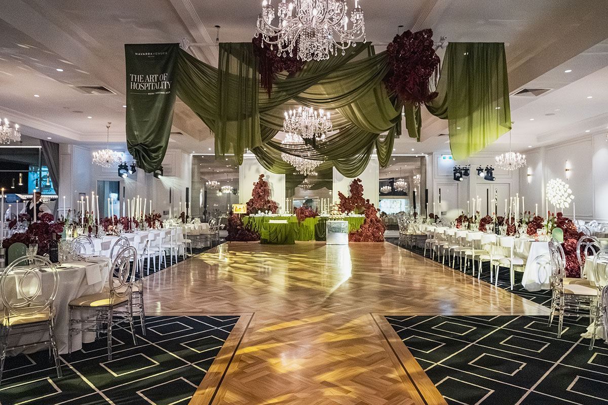 The Classic Ballroom at The Art of Hopitality Menu Tasting