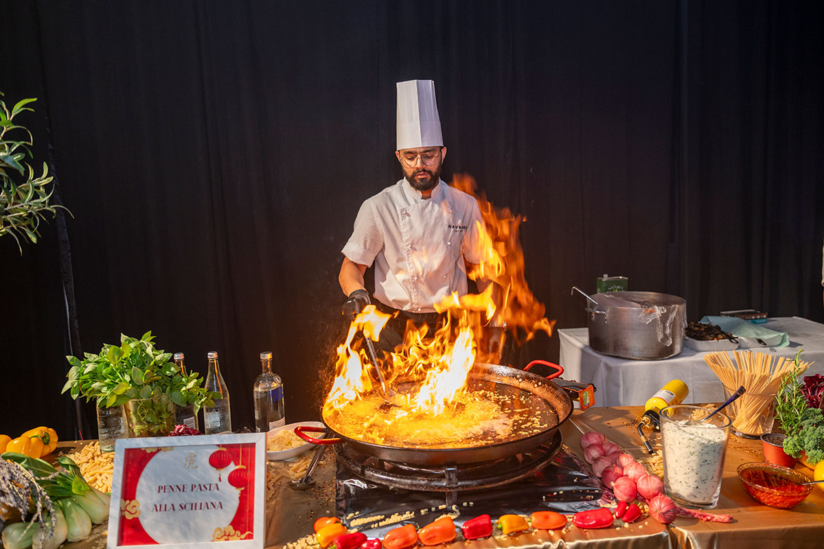 Live Food Station at Navarra Venues Event