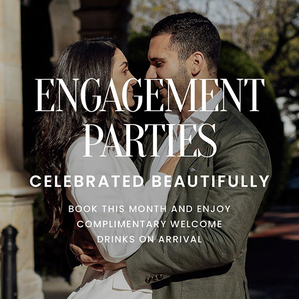 Engagement Parties Offer - complimentary welcome drinks