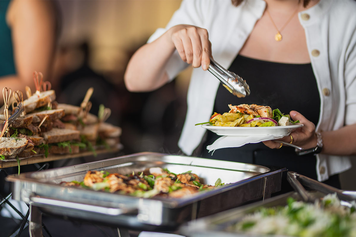 Dishing up food at corporate food