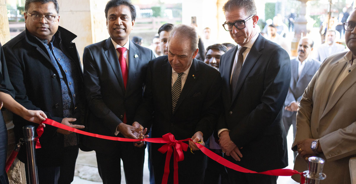 The Grand Indian Wedding Ribbon Cutting