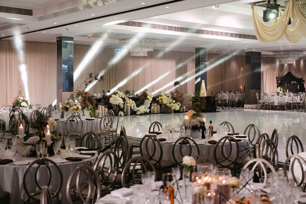 Montage Ballroom wedding setup at Le Montage