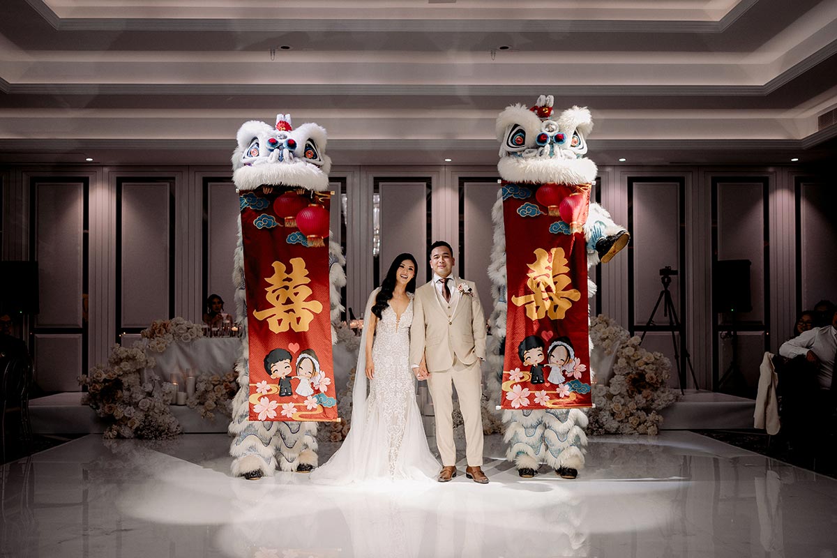 Bride and Groom Cultural wedding at Le Montage