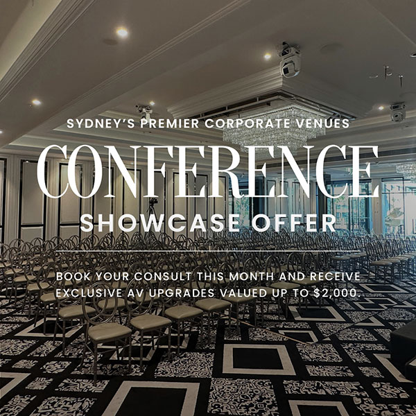 Conference Showcase offer with exclusive upgrades