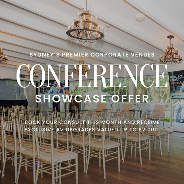 Conference Showcase offer with exclusive upgrades