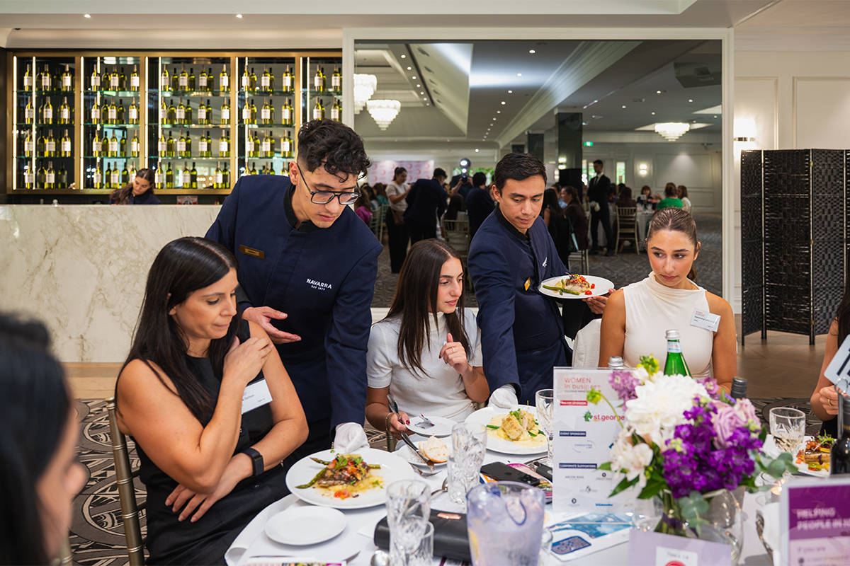 waitrons serving guests at Oatlands Estate