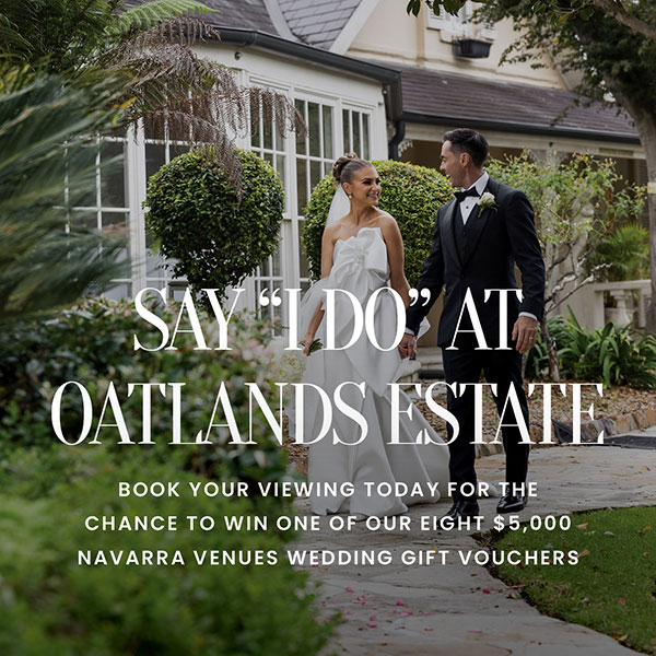 Say I do at Oatlands Estate promotion