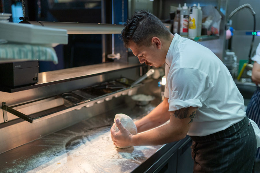 Baking Italian bread